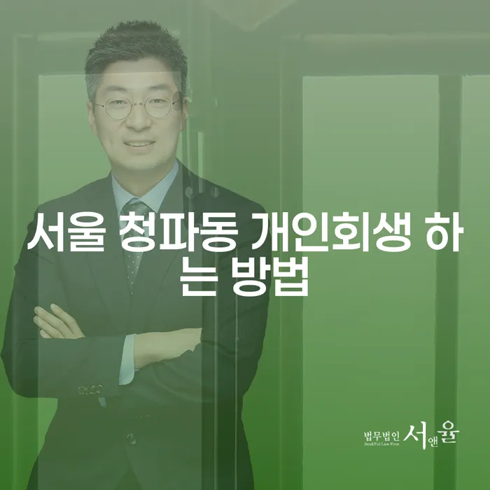 서울 청파동에서 개인회생을 어떻게 할 수 있을까요?